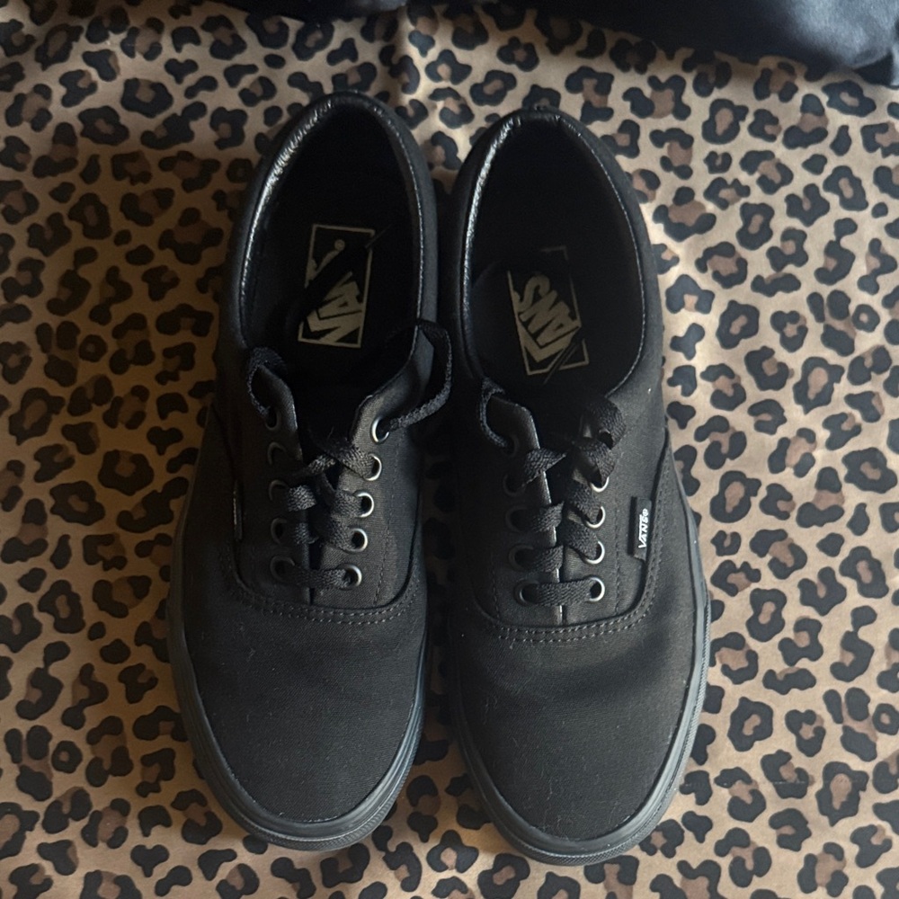 Vans Women's Black Canvas Sneakers